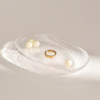 Nebula pattern glass translucent special shape