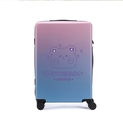 Брендовый чемодан, японская милая коробка для школьников, с медвежатами, популярно в интернете, 24 дюймов