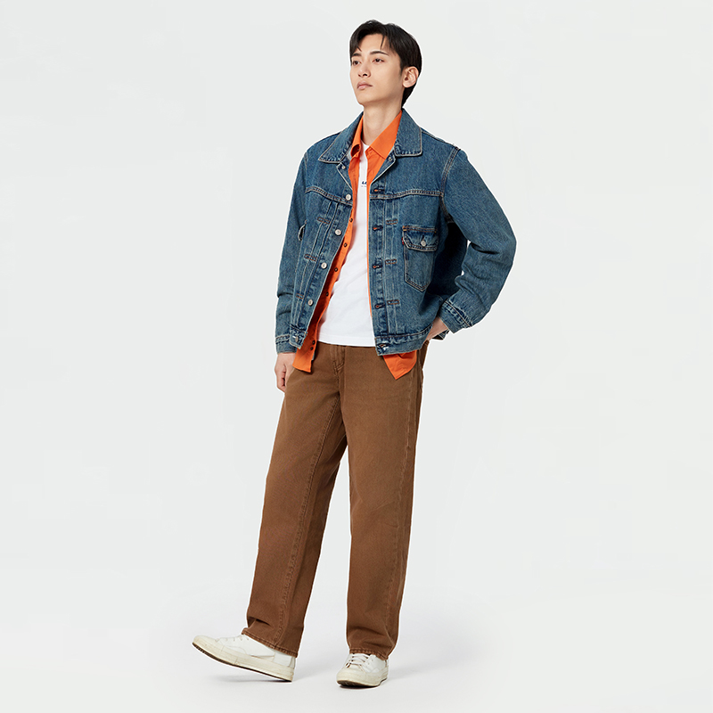 【商场同款】Levi's李维斯 2024春季男士568直筒牛仔裤29037-0055-图0