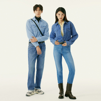 Levi's李维斯2024夏季情侣牛仔衬衫