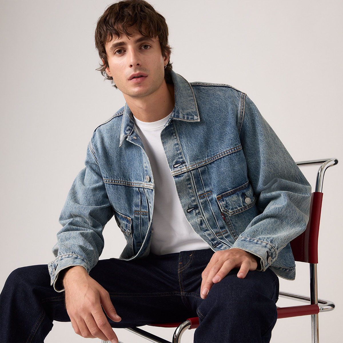 Levi's李维斯26年春夏新款男士美式复古工装风休闲牛仔夹克外套,淘宝优惠券,粉丝福利购,淘宝优惠卷