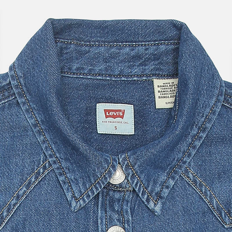 【商场同款】Levi's李维斯24春季新款女士收腰牛仔连衣裙时尚气质 - 图3