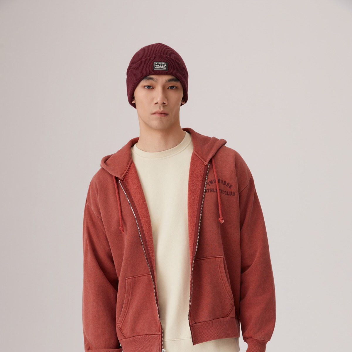 【商场同款】Levi's李维斯25秋冬新款男士休闲连帽针织卫衣003QW,淘宝优惠券,粉丝福利购,淘宝优惠卷