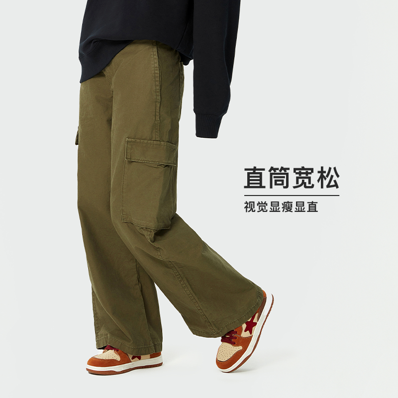 【商场同款】Levi's李维斯夏季新款女士简约工装裤A6077-0004-图2