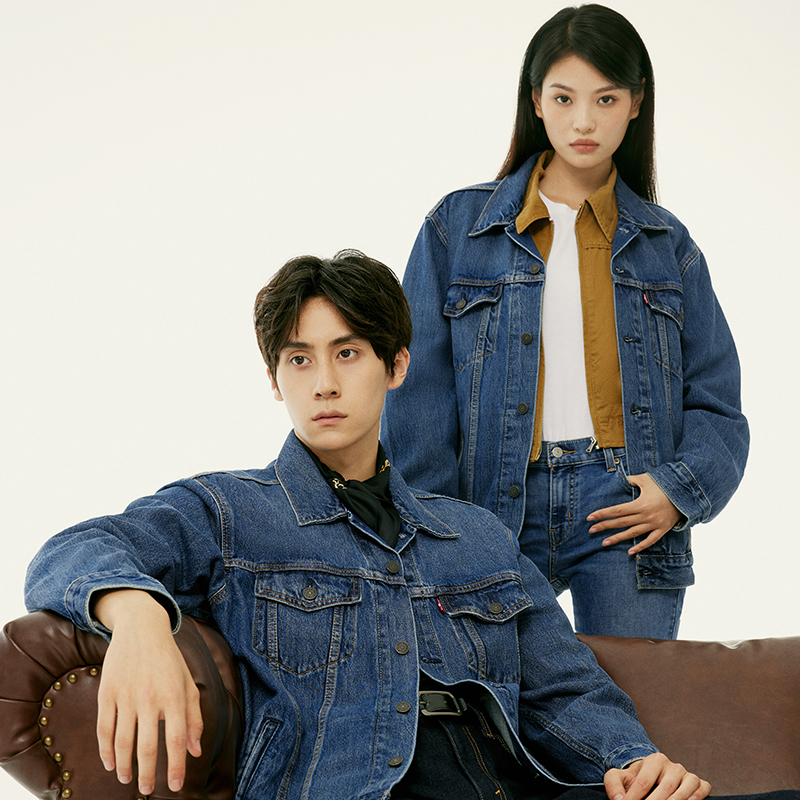 Levi's李维斯夏季男士牛仔外套潮流时尚舒适长袖夹克