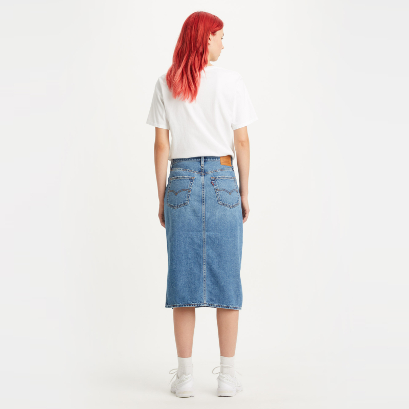 【商场同款】Levi's李维斯20夏季新品女士牛仔半身裙A4711-0000 - 图0