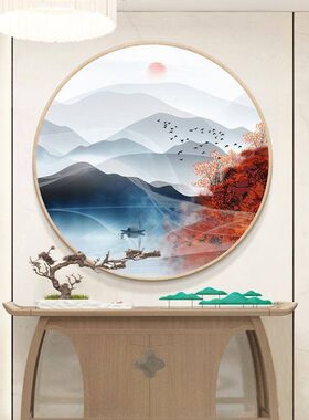 正品蒙娜丽莎皇室十字绣 鸿运三联画 简约风景 客厅收藏手工线绣