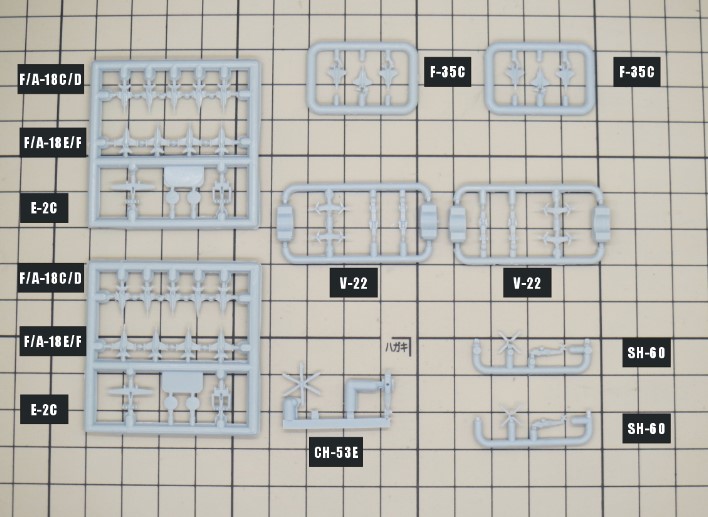 正品 StaSto 3D船舶篇1/2000里根号航空母舰F/A-18 F-35舰载机-图0