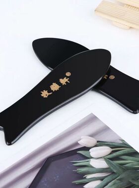 牛角刮痧板玉石面部刮痧板