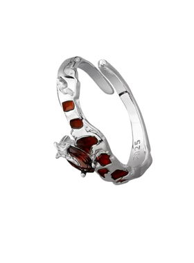 DOWNEEY 原创时尚通勤百搭暗黑潮酷虚与幻系列戒指情侣款