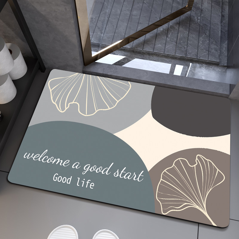 硅藻泥厨房吸水地垫卫生间垫子入户进门门口浴室防滑厕所门垫地毯,淘宝优惠券,粉丝福利购,淘宝优惠卷