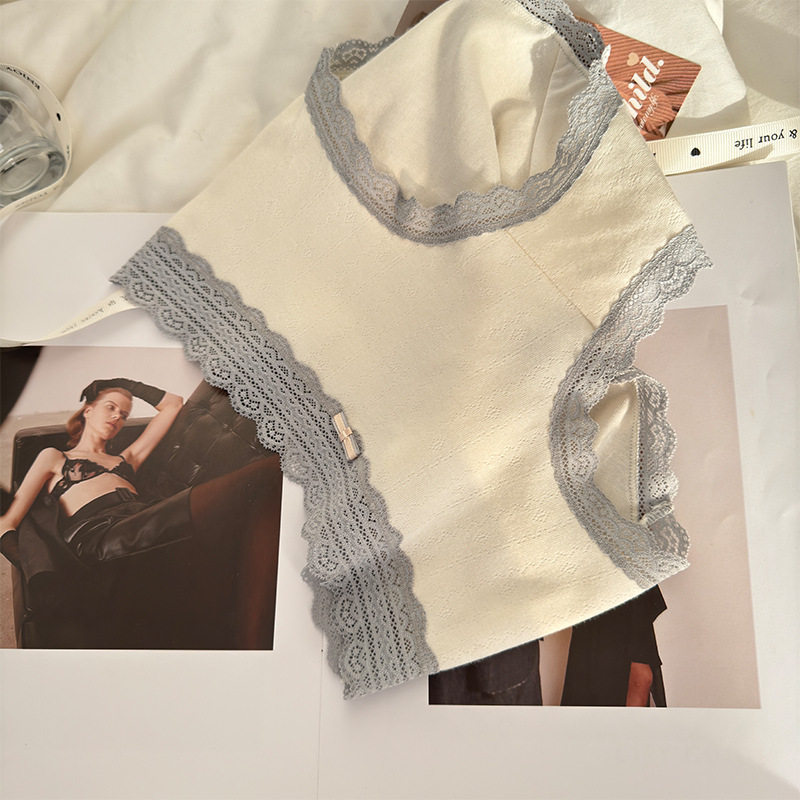 日系甜美纯欲纯棉内裤女抗菌裆包臀高蕾丝女士短裤三角裤透气内裤,淘宝优惠券,粉丝福利购,淘宝优惠卷