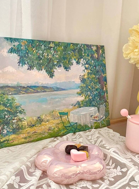 库库尔印象派浪漫主义油画客厅画