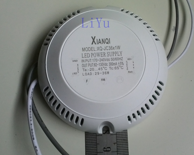 XianQi先奇 单色恒流驱动 LED POWER SUPPLY 圆形/长方形 8-36*1W - 图0