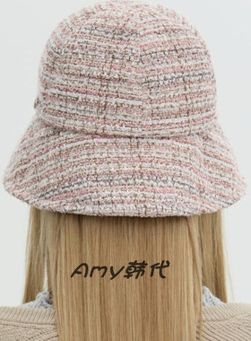 Amy韩国官网代购 25秋冬Brown hat Saint Hat羊毛渔夫帽子2色