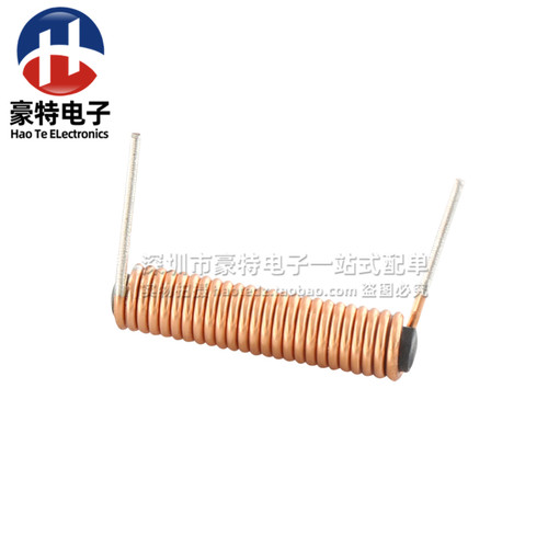 卧式 3X20mm 0.55线*26.5圈 10UH 3A 棒形磁棒电感 R棒形磁芯线圈 - 图0