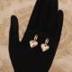 Denmark Designer Tatirocks Colorful Gem Three-dimensional Love Earrings High-end Light Luxury Earrings for Women