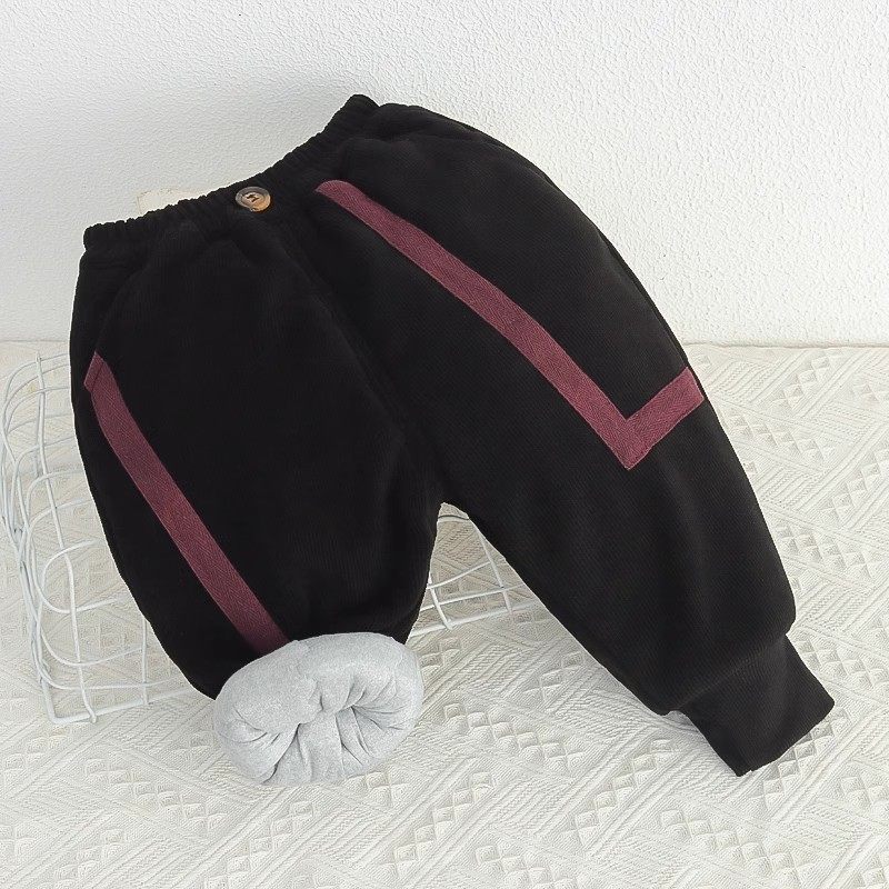 儿童裤子冬季男宝宝加厚棉裤3周岁婴儿夹层休闲裤新生儿开档长裤1,淘宝优惠券,粉丝福利购,淘宝优惠卷