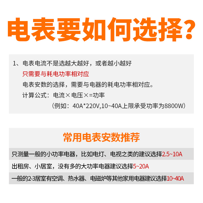 单相电表家用火表电度表出租房电能表电子表哈型表交流220V电子式