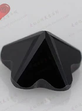 黑色裸石饰品耳环吊坠戒面