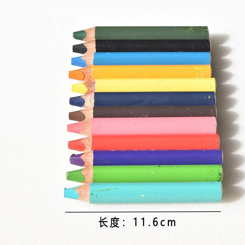 【白板可擦】三合一蜡笔水彩彩色铅笔15mm粗杆10mm粗芯三角画笔,淘宝优惠券,粉丝福利购,淘宝优惠卷