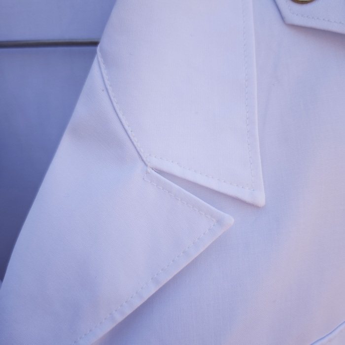 全新库存87的确良海白西服上衣薄款翻领铜扣男夏季涤良老货有黄斑,淘宝优惠券,粉丝福利购,淘宝优惠卷