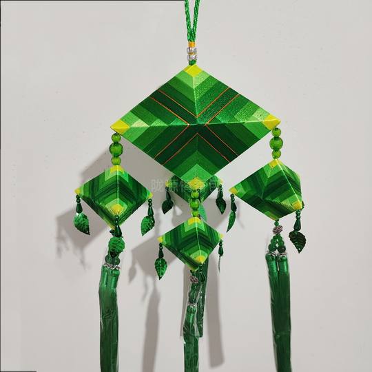 Dragon Boat Festival silk thread handmade thread-wrapped colorful rice dumpling string pendant Qingyang sachet special gift for foreigners and folk