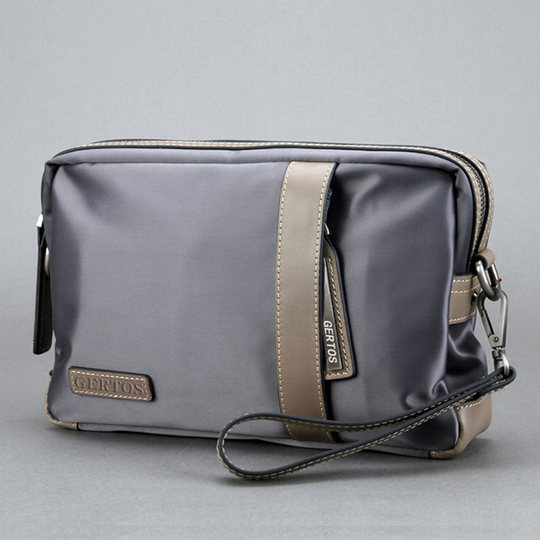 Herren-Clutch aus Oxford-Stoff, lässige Clutch mit großem Fassungsvermögen