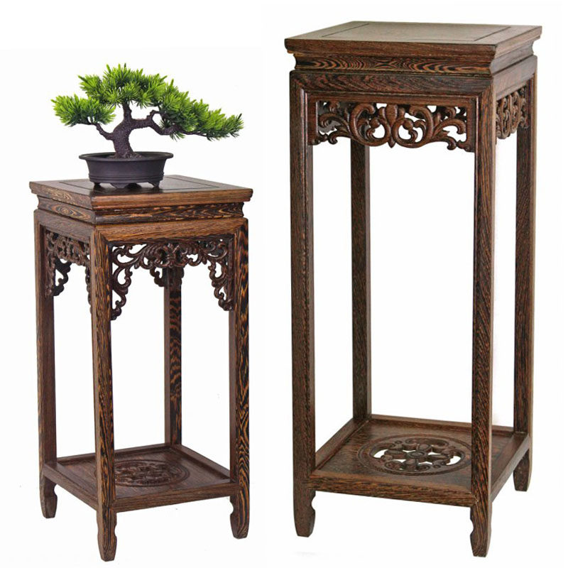 实木花架子落地式红木花盆架室内客厅中式鸡翅木花几盆景架高端,淘宝优惠券,粉丝福利购,淘宝优惠卷