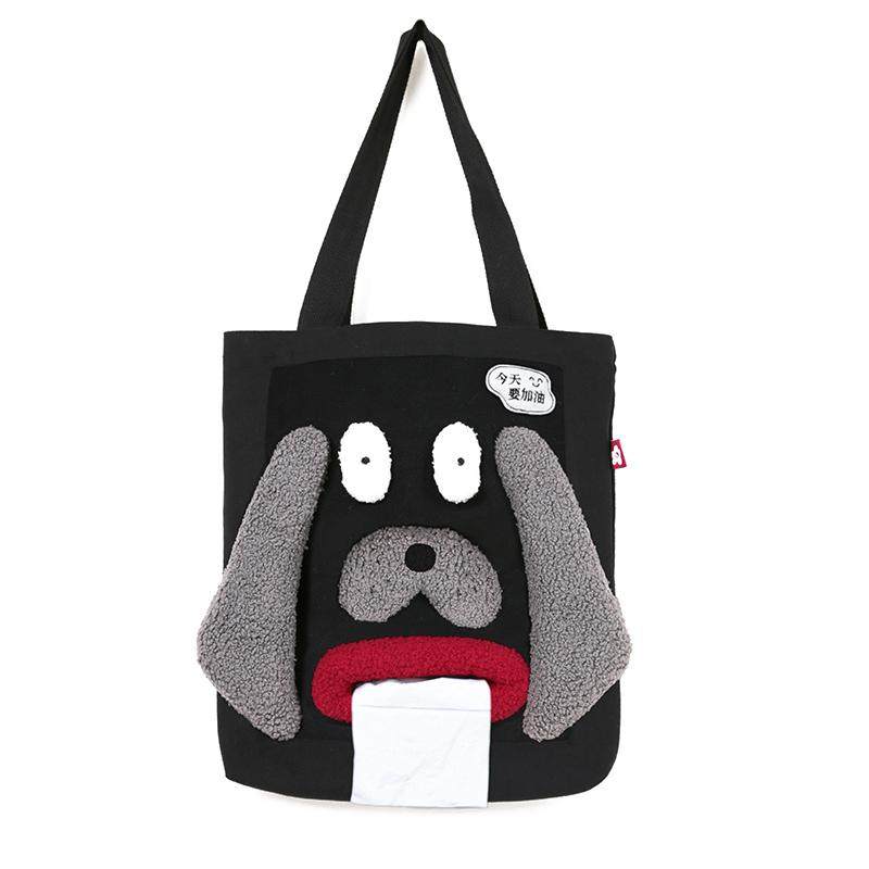 织布云麻麻原创设计帆布包大容量厚实单肩包手提托特包个性创意包,淘宝优惠券,粉丝福利购,淘宝优惠卷