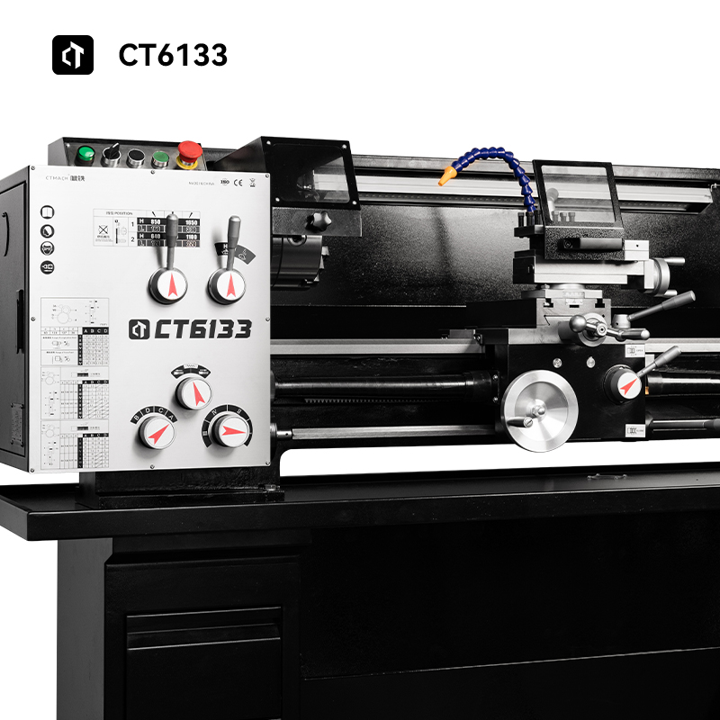 呲铁新品车床CT6133高精度车床普通车床家用学校轻型车床 - 图2