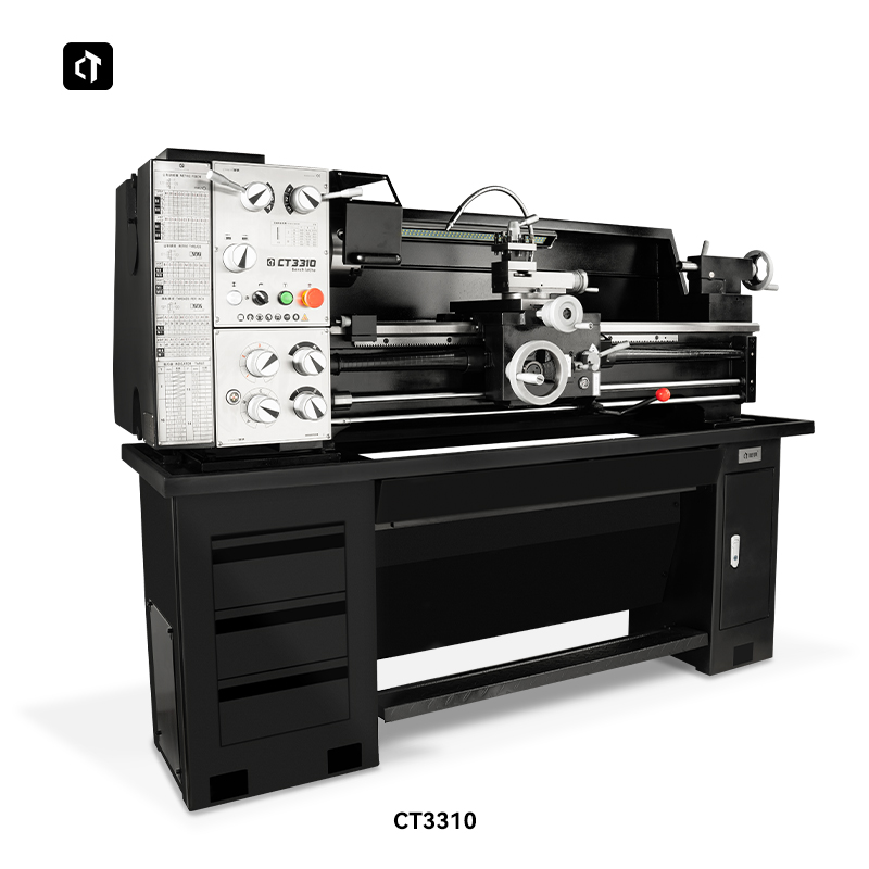 呲铁新品车床CT3310重型高精度三杆车床普通车床家用学校轻型车床 - 图1