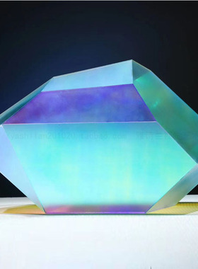 简约现代几何多面体亚克力样板房