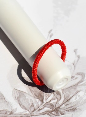 本命年细款金刚结戒指手工编织红绳龙年转运指环尾戒男女情侣叠戴