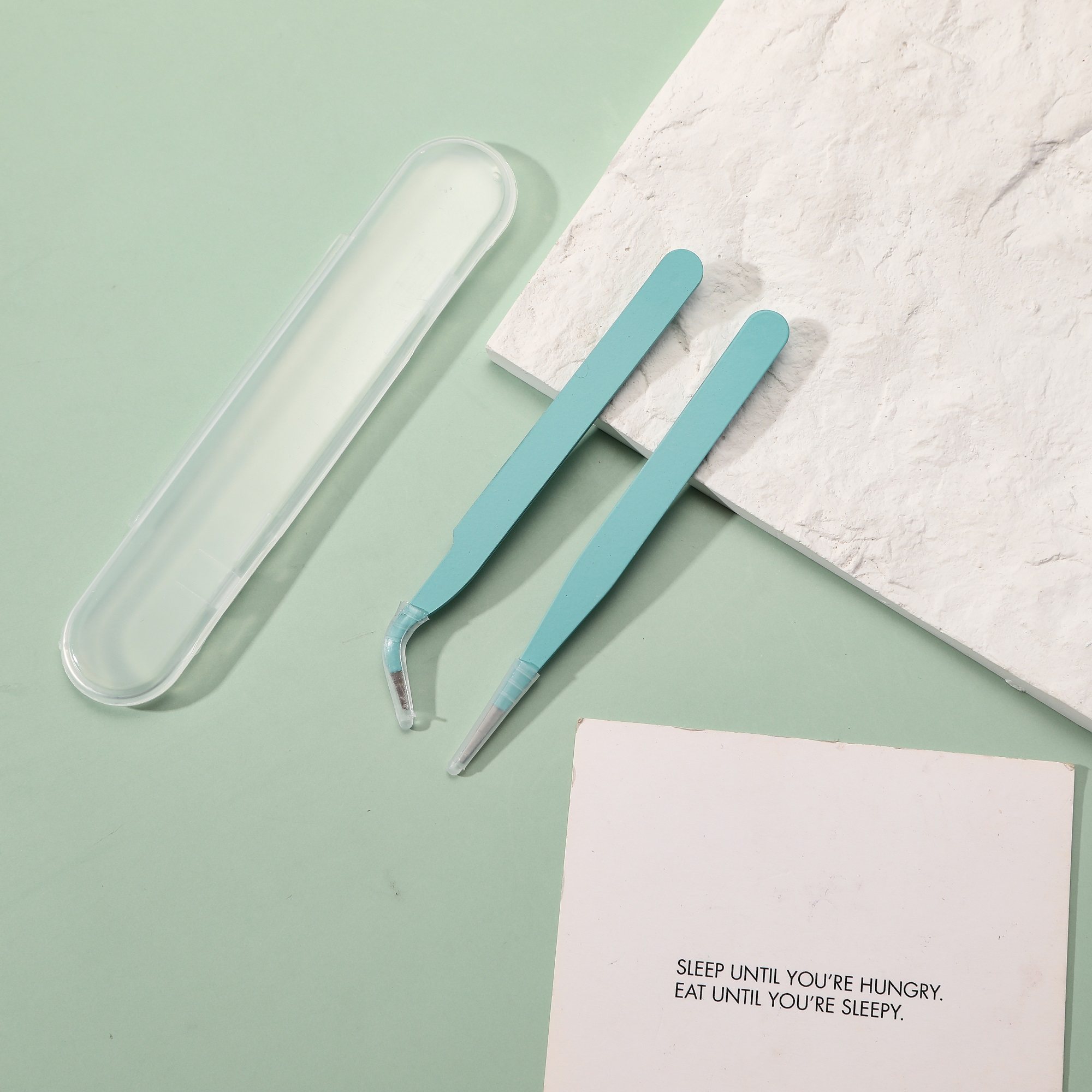 马卡龙色镊子手账咕卡奶油胶手机壳发夹diy专用工具弯头直头夹子,淘宝优惠券,粉丝福利购,淘宝优惠卷