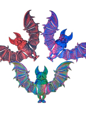 3d打印蝙蝠翅膀可一展开活动万圣节摆件玩具家具饰品儿童玩具