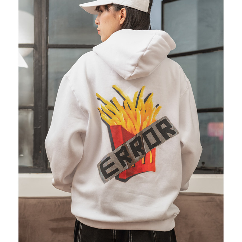 Купить Mind Error Chips Hoodie картофель фри печать Logo любители