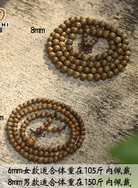 2021年心释开运保真文绿檀木手串