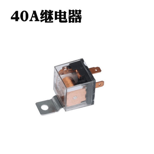 摩托车配件12v继电器插头电动车改装气喇叭汽车专用40A续电器插座 - 图3