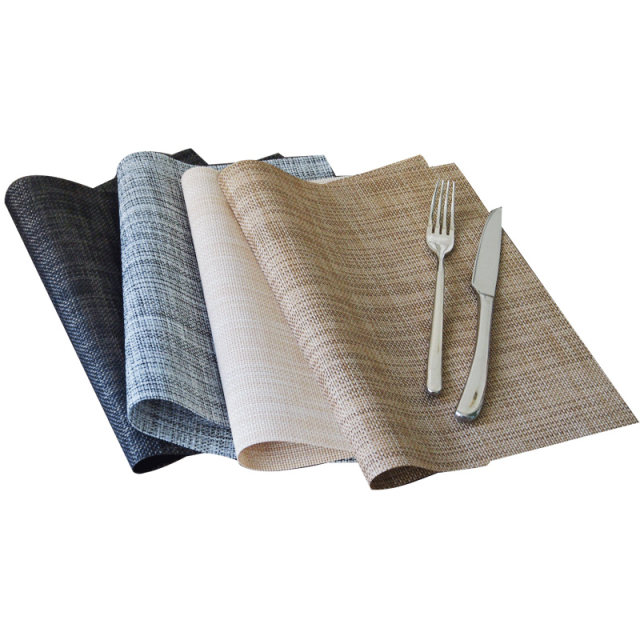 Thickened Japanese placemat pvc heat insulation household Nordic
