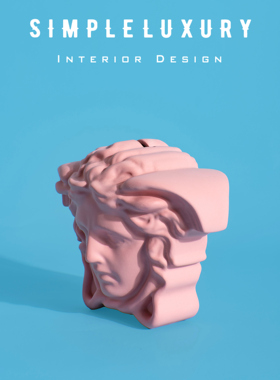 美国正品雕塑头像存钱罐酒柜摆件