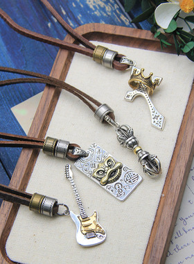 国潮醒狮平安喜乐纳福项链