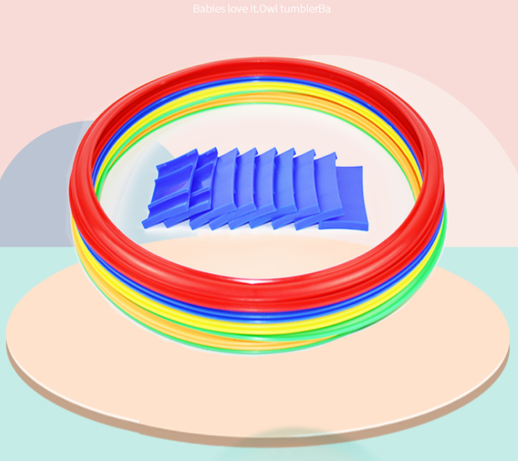幼儿园感统训练器材儿童家用跳房子格子圈圈户外运动室内玩具体能-图2