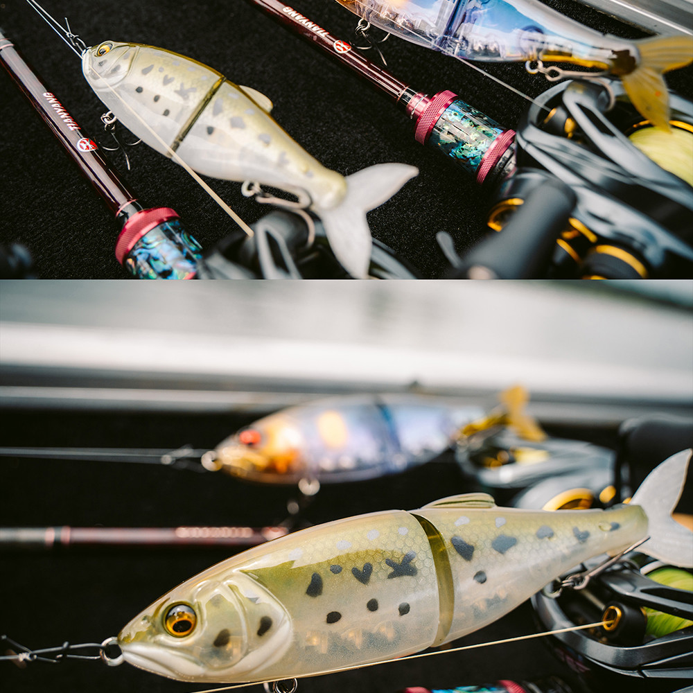 路标鳟女多节鱼滑动型大泳饵迷你版两节路亚饵缓沉翘嘴鲈鱼假饵,淘宝优惠券,粉丝福利购,淘宝优惠卷