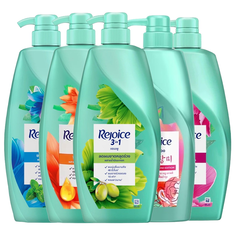 泰国直邮~Rejoice飘柔洗发水清爽控油蓬松滋养改善毛躁鲜花香氛 - 图3