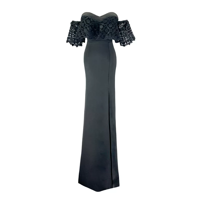 Sexy long skirt, long evening dress, bright catchy style