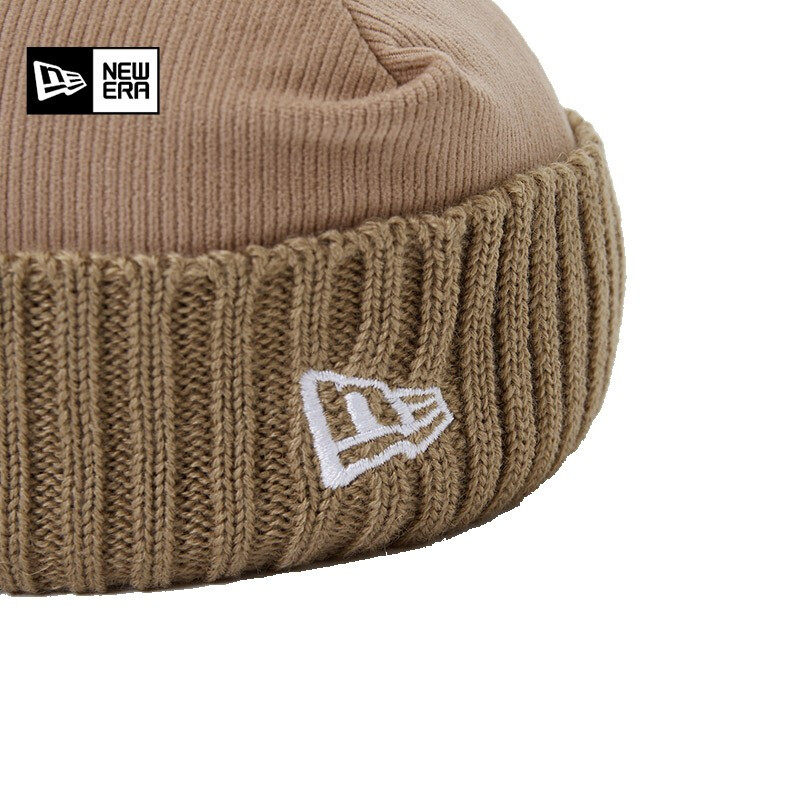 NewEra纽亦华男女同款秋冬保暖灯芯绒针织拼接毛线帽冷帽13039333,淘宝优惠券,粉丝福利购,淘宝优惠卷