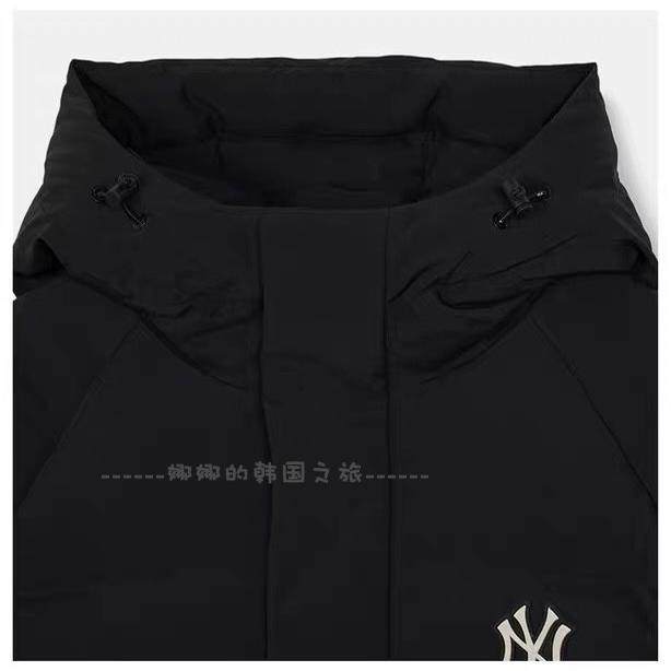 韩国代购MLB 中长款连帽鸭绒羽绒服男女保暖休闲外套3ADJBS136,淘宝优惠券,粉丝福利购,淘宝优惠卷