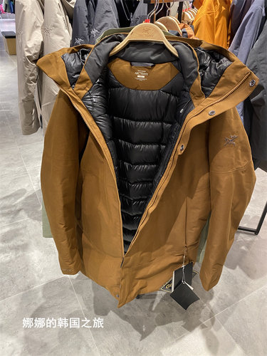 代购ARCTERYX始祖鸟连帽防水风保暖羽绒服大衣Therme Parka25879 - 图0