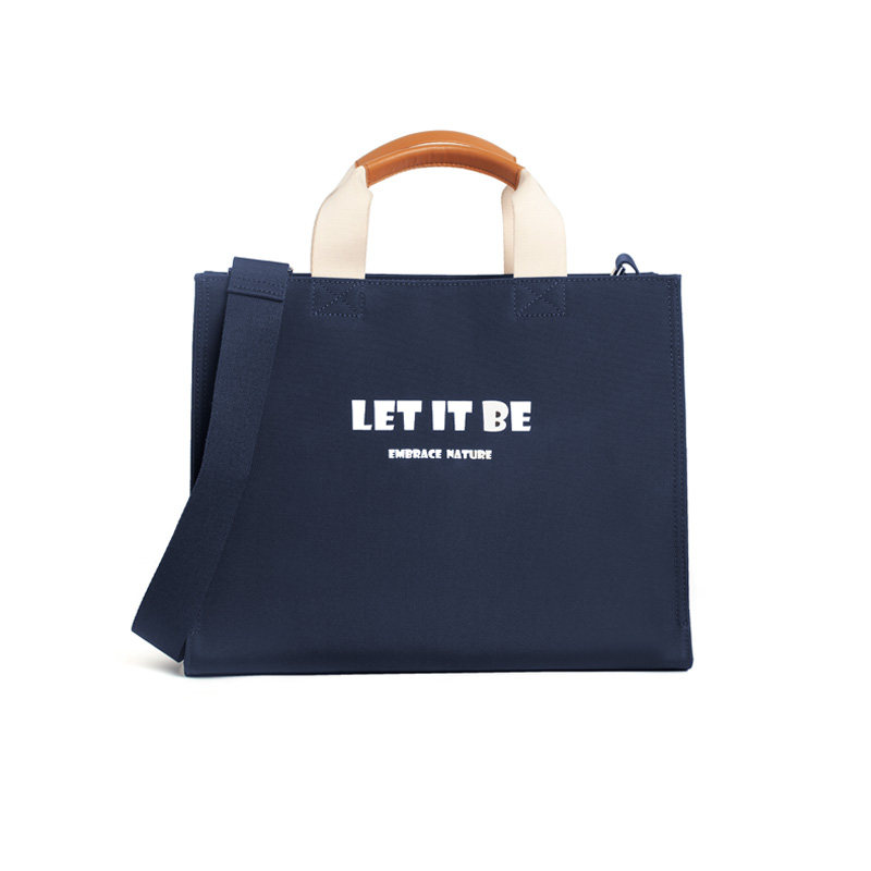 帆布女大容量尼龙牛津上班公文包 letitbe女士包袋